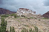 Ladakh - Likir Gompa built on a mountain spur